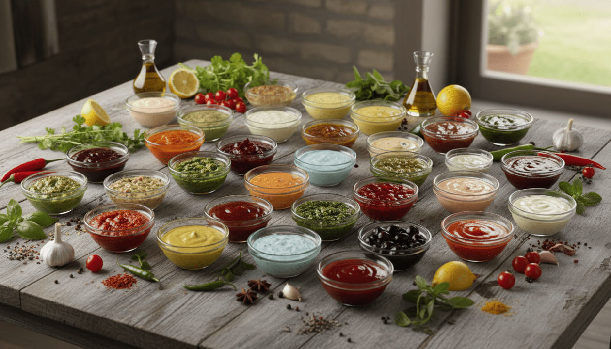 scopri la guida completa alle salse del mondo con 25 ricette fondamentali dalla a alla z, perfette per arricchire ogni piatto con sapori autentici e un tocco internazionale.