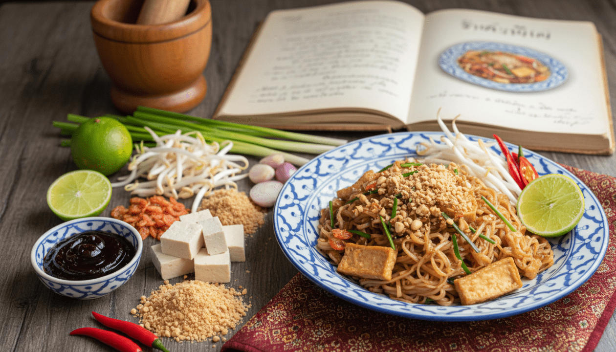 scopri la ricetta autentica del pad thai, con la sua storia affascinante, gli ingredienti originali e la preparazione tradizionale per portare a casa il sapore vero della thailandia.